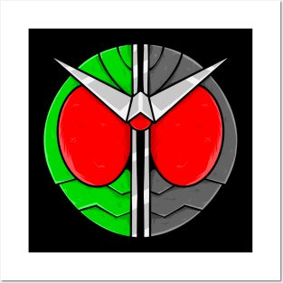 Kamen rider w Posters and Art